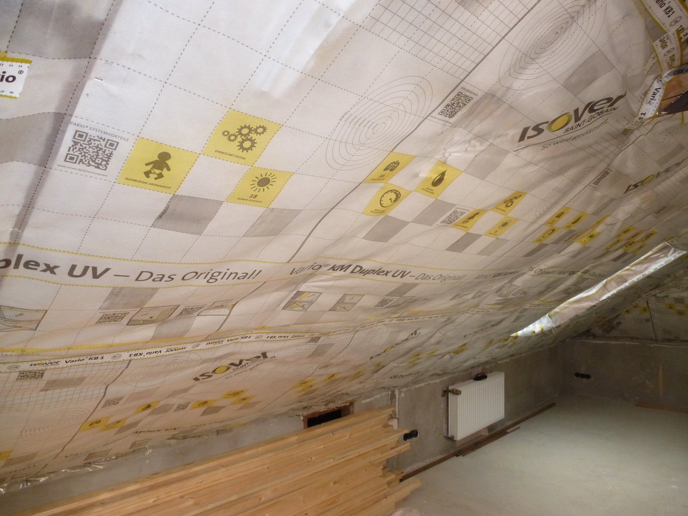 Neue Dampfbremse montiert